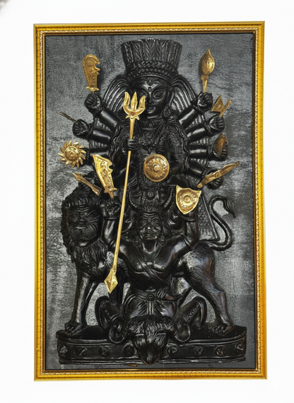 Durga (Black finish with golden frame) [Luxe edition]