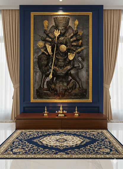 Durga (Black finish with golden frame) [Luxe edition]
