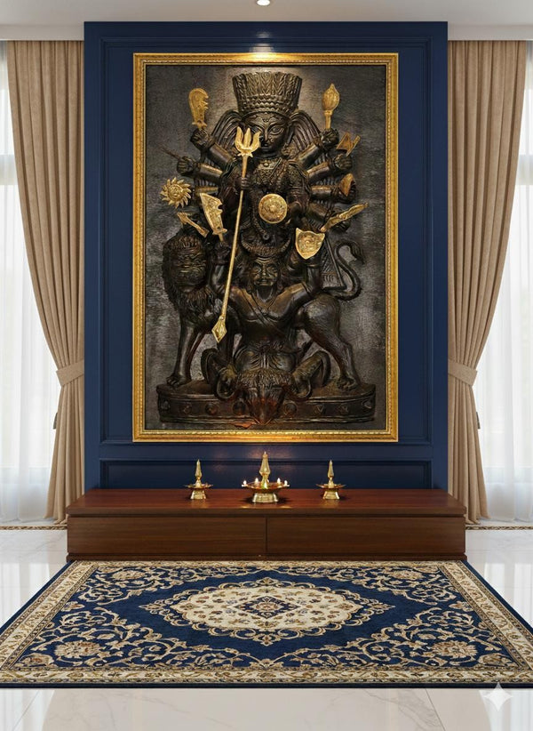 Durga (Black finish with golden frame) [Luxe edition]