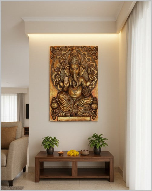 Ganesha in Bronze Finish