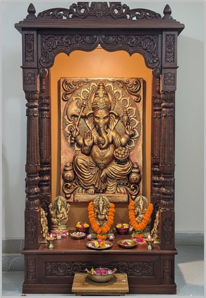 Ganesha in Bronze Finish