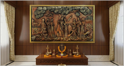 Radha Krishna in Bronze Finish (Grand version 1)