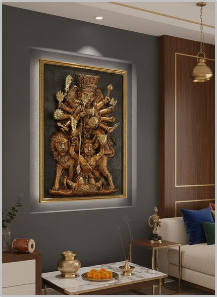 Decorative wall art of Maa Durga
