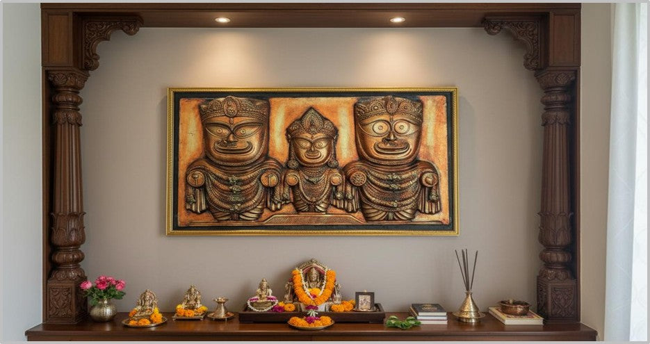 Lord Jagannath in Bronze Finish