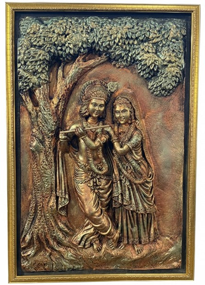 Radha Krishna in Bronze Finish (Jugal Jodi)