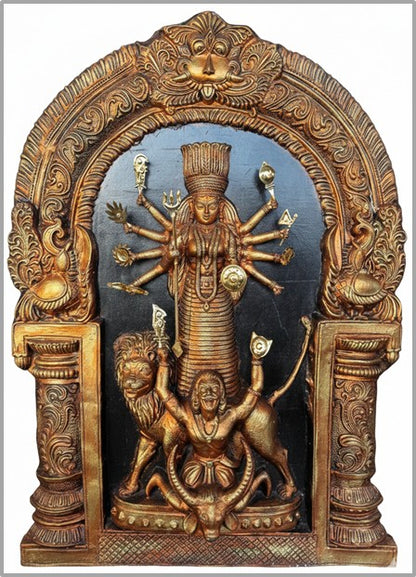 Durga (Naga style in Bronze finish) [Luxe edition]